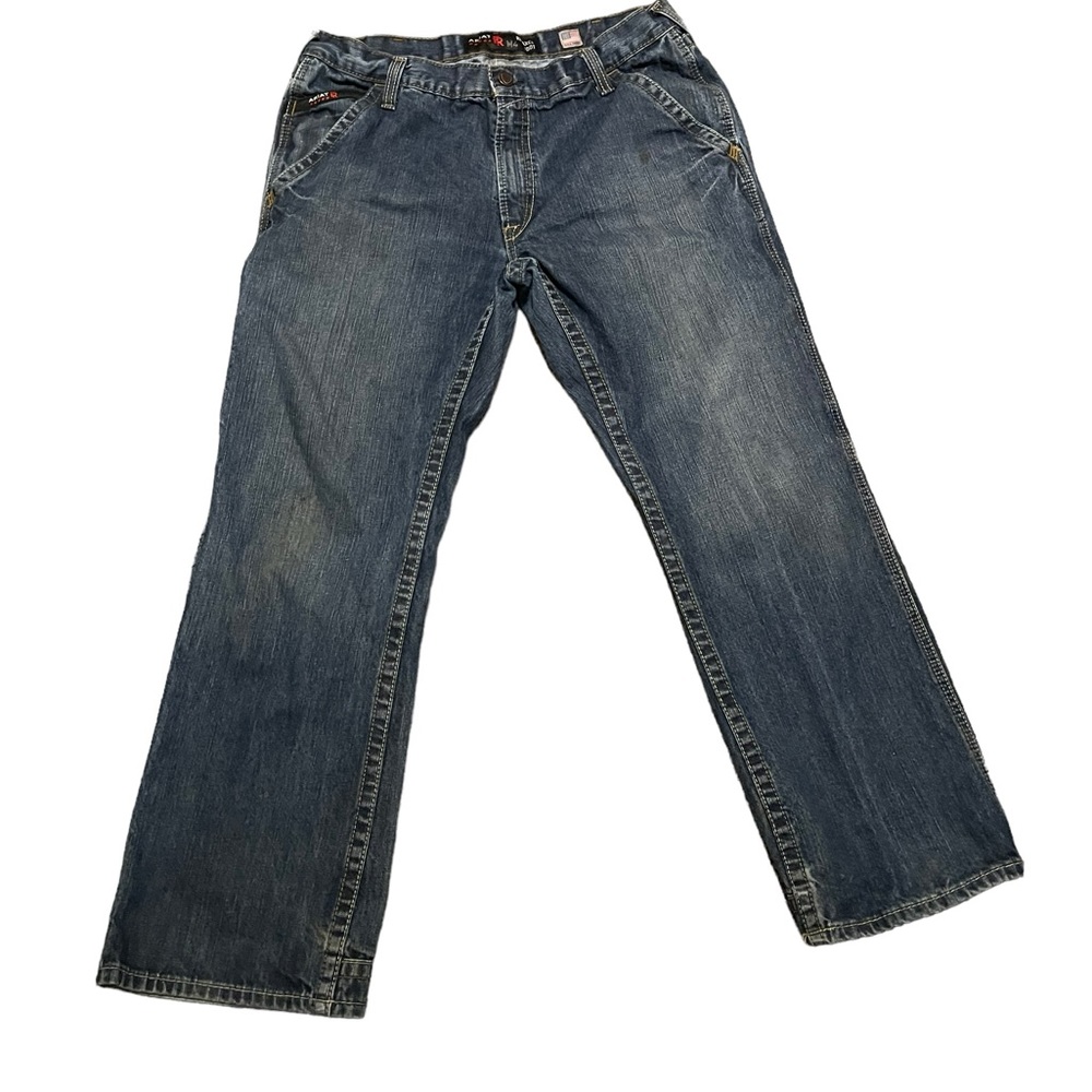 Ariat Work Pants FR M4 Relaxed Boot Cut Jeans Men's 36 X 32 CAT 2 2112 USA